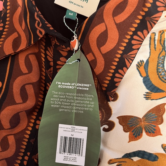 Farm Rio Multicolor Midi Dress - Picture 7 of 8